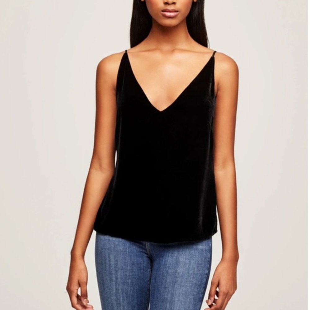 Shinestar Collection Velvet Camisole Tank
